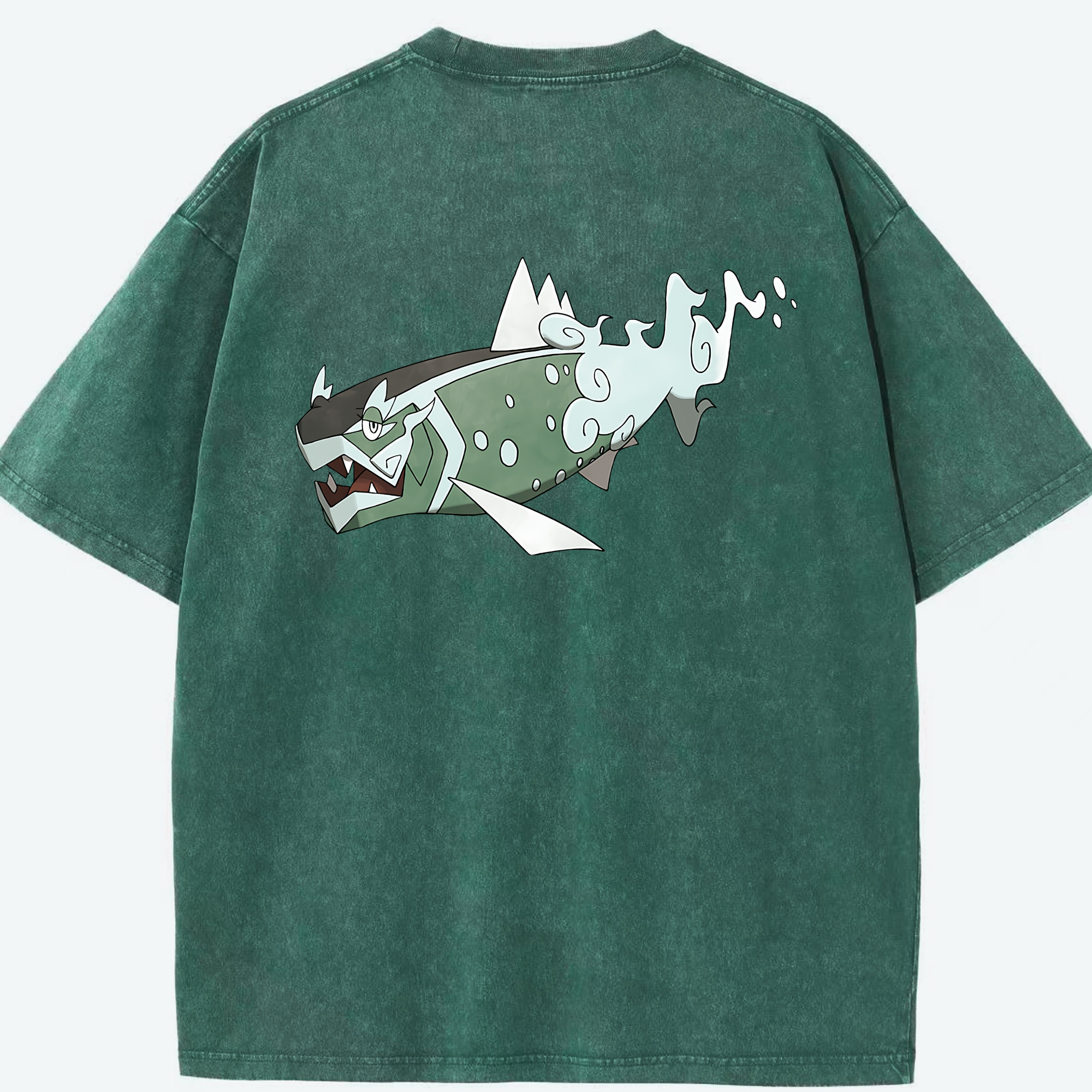 （画像用） ポケットモンスター Pokémon 綿100% ヴィンテージ風 半袖Tシャツ（背面プリント）